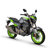 升仕ZONTES ZT250-S摩托车 单缸油冷电喷250cc街跑摩托车(亮绿 250cc立式发动机)第2张高清大图