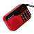 纽曼N63红 老人收音机新款小型迷你便携式可充电多功能插卡播放器歌曲戏曲听戏随身听广播调频第3张高清大图