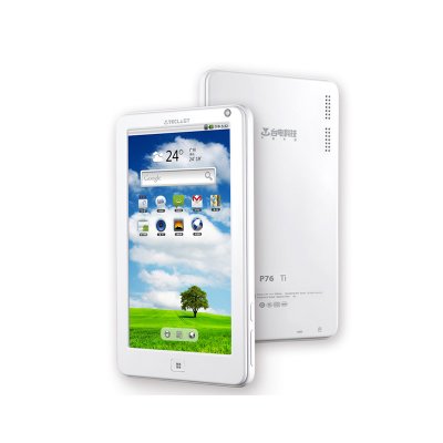 台电（teclast）P76TI平板电脑 白色 （Android2.3 7寸电容屏  A10处理器  内置高清摄像头 支持OTG扩展）