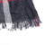 巴宝莉BURBERRY女式围巾 格纹围巾时尚流苏羊毛围巾81533(灰色 其他)第2张高清大图