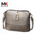 莫尔克（MERKEL）韩版新款时尚编织包贝壳包小包包斜挎包单肩包女士包女包LDE2022(黑色 小)第2张高清大图