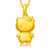 周大福珠宝Hello Kitty凯蒂猫黄金吊坠R12692 定价第4张高清大图