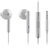 华为（HUAWEI）AM116原装三键线控带麦半入耳式耳机(银色)（尊爵版）【国美自营，品质保证】第3张高清大图