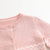 marcjanie马克珍妮春装女童条纹针织开衫外套 婴儿宝宝毛衣82712(120(6T建议身高120cm) 淡粉色)第4张高清大图