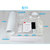 TCL 移动空调KY-25HNY 1P可移动空调单冷型厨房机房一体机便携式制冷(白色 1匹)第5张高清大图