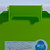 茶花 收纳箱 80L 加厚大号收纳箱 衣物整理箱 储物箱 百纳箱 滑轮箱归纳箱(绿色 80L)第4张高清大图