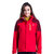 TECTOP户外新款冲锋衣男女三合一两件套西藏防水保暖加厚登山外套(女款中国红 2XL)第2张高清大图