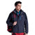 TECTOP户外新款冲锋衣男女三合一两件套西藏防水保暖加厚登山外套(男款深灰色 3XL)第3张高清大图