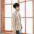 Bebeeru春秋季小西装男士外套青年韩版潮休闲西服修身型上衣外套单西英伦 R1416(R1416卡其色 M)第5张高清大图