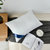 英爵居家枕头靠枕舒适纤维枕头单人枕芯花草枕(希尔顿-白色)第5张高清大图