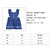 傲贝美儿童牛仔防水公主裙式围裙宝宝罩衣画画衣(蓝色 100)第3张高清大图