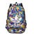 阿迪达斯三叶草双肩包男女包校园旅行包小学生初中高中生书包背包(紫色)第2张高清大图