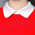 VEGININA 纯色修身包臀一步裙时尚无袖斗篷连衣裙女 9919(红色 XXL)第4张高清大图