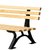 俊采云JCY-B13公园椅户外长椅实木排椅室外休闲靠背椅小区公园椅 1.5m(JCY-B13)第5张高清大图