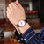 天梭(TISSOT)瑞士手表 俊雅系列石英男手表T063.610.36.037.00(玫瑰金壳白面棕皮带)第4张高清大图