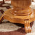 乔林曼兰 餐桌  现代中式旋转餐桌椅组合套装(1.5m海棠色 一桌10椅)第5张高清大图