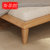 斯蒂朗 B01 皮艺软靠实木床 北欧风格双人床 全实木家具 1.5米单人床 卧室舒适大床(深色靠包 1.5米全实木床+床垫)第5张高清大图