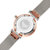 阿玛尼手表 简约时尚米兰编织钢带 石英表AR1956 玫瑰金女表(橙色)第4张高清大图