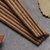 lanpiind 郎品宝宝幼儿木质筷子鸡翅木筷子(4双装（简易包装） 21cm)第4张高清大图
