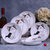 6只装盘子菜盘圆盘家用可微波餐具套装陶瓷骨瓷白瓷盘子中式餐具(滨海花语8英寸圆盘6个)第4张高清大图