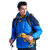 TECTOP户外新款冲锋衣男女三合一两件套西藏防水保暖加厚登山外套(男款宝蓝色 L)第2张高清大图
