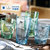 Bormioli Rocco  LUNA无铅玻璃水杯 水滴杯 果汁杯 3种颜色 2只装(蓝色 340)第2张高清大图