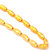 传世美钰 黄金项链 足金男士橄榄珠项链(约19.77)第4张高清大图