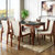 古宜（Guyi） 全实木餐桌 小户型火烧石餐桌椅组合 红橡木餐桌 餐厅4人成套家具(1.3*0.8餐桌)第4张高清大图