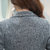斯黛欧小西装女外套2016春装上新简约修身大码显瘦女士小西服2360(灰色 3XL)第5张高清大图