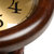 汉时欧式创意实木摆钟客厅家居个性挂钟时尚装饰静音石英钟表HP11(胡桃木)第4张高清大图