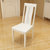 古宜（Guyi） 古宜 烤漆简约现代白餐椅木质休闲餐桌椅子实木电脑椅子书桌椅 现货(G507软包椅2把(物流点自提价))第2张高清大图
