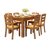 皮耐迪 实木餐桌椅组合 简约现代 长方形小户型6人吃饭桌子(单桌国内版（颜色备注） 1.35)第5张高清大图