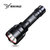 雅格（YG）专业户外照明设备强光手电 LED充电手电筒 骑行变焦远射(LED-311C黑色)第2张高清大图