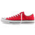 匡威 常青经典款 低帮多色可选 休闲运动帆布鞋(红色 37.5)第2张高清大图