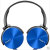 索尼（sony） MDR-XB450AP 立体声耳机 强劲重低音(蓝色)第2张高清大图