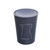 翻转式圆形桶盖 家用带盖纸蒌厨房客厅卫生间垃圾桶(草木灰 侧颜猫图案)第5张高清大图