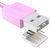 360充电数据线 Micro USB2.0 安卓电源线 1M 粉色第5张高清大图