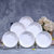 6只装盘子菜盘圆盘家用可微波餐具套装陶瓷骨瓷白瓷盘子中式餐具(粉红玫瑰8英寸圆盘6个)第2张高清大图