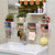 创简坊（CJIANFF）创意数字9塑料肥皂盒 吸盘肥皂架吸壁式香皂盒 浴室卫生间置物(8字粉色)第2张高清大图