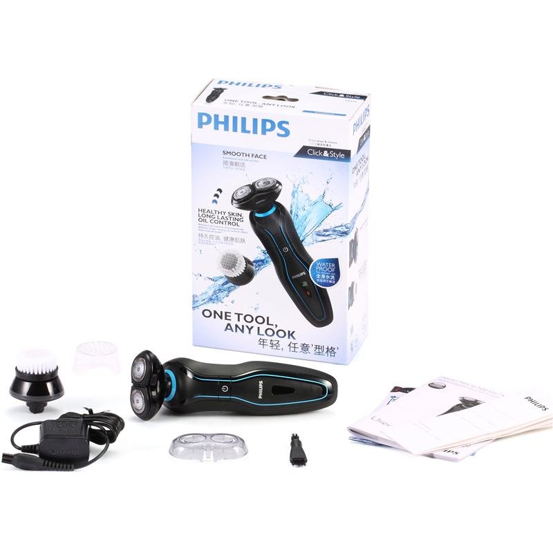 飞利浦(philips)ys526电动剃须刀 多功能洁面理容胡须刮胡刀 带洁面刷