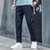 赛丹狐夏季新款男速干裤轻薄透气弹力修身直口裤青少年户外休闲运动裤SX5652(深蓝色 XL)第4张高清大图