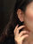 时尚气质芒星耳环女2021年新款潮个性耳钉小众简约小巧网红耳饰品(芒星耳钉（银色） 默认版本)第3张高清大图