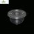 一次性碗筷透明塑料圆形打包碗汤碗家用加厚360小碗打包碗筷带盖(850环碗容量650ml(1000)第2张高清大图