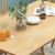 恒兴达 北欧纯实木餐桌椅组合 现代简约长方形全实木餐桌吃饭圆桌子小户型(拐脚-1.4米原木色 一桌六椅)第4张高清大图