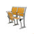 多美汇 阶梯学生桌椅 单人位  DMH-PY-001 900*435*750(黄色 默认)第5张高清大图