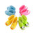 日韩儿童雨鞋糖果色立体卡通环保料学生宝宝幼儿雨靴防滑安全雨具(蓝色 26码/鞋内长17cm)第2张高清大图