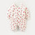 新生婴儿儿衣服秋冬纯棉和尚服0-3个月初生婴儿保暖衣宝宝连体衣(73cm 草莓)第5张高清大图
