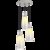 FSL佛山照明 餐厅吊灯三头LED餐吊灯饭厅吧台餐厅灯 简约餐桌灯具送光源(配LED球泡 3x5W 白光)第2张高清大图
