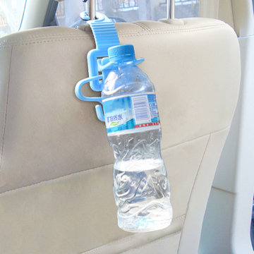 车德克（CEDEKE）多用途车内饮料购物袋置物挂钩（蓝色）