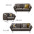 爱依瑞斯（ARIS） 大小户型北欧简约时尚 1+2+3组合沙发单人位格鲁特 WFS-37(灰色 三人位)第5张高清大图